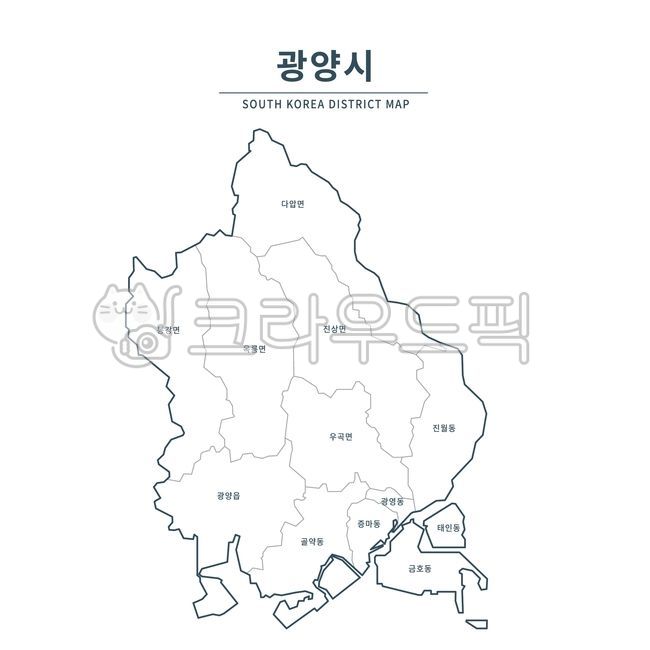 Gwangyang city,Gwangyang city map,map,Gwangyang map,map illustration,region,Republic of Korea,district,administrative district,map,illustration,administrative map,jurisdiction map,district map,city,province,county,dong,jurisdiction,admi