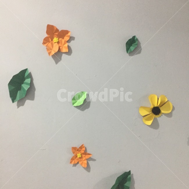 벽지,꽃,종이꽃,인테리어,나뭇잎,식물,벽화