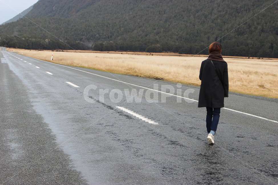 coat,코트,road,도로,아스팔트,asphalt,person,사람,human,인간,가을,걷기,walk,뒷모습,짧은머리,사람,인물,인간,human,person