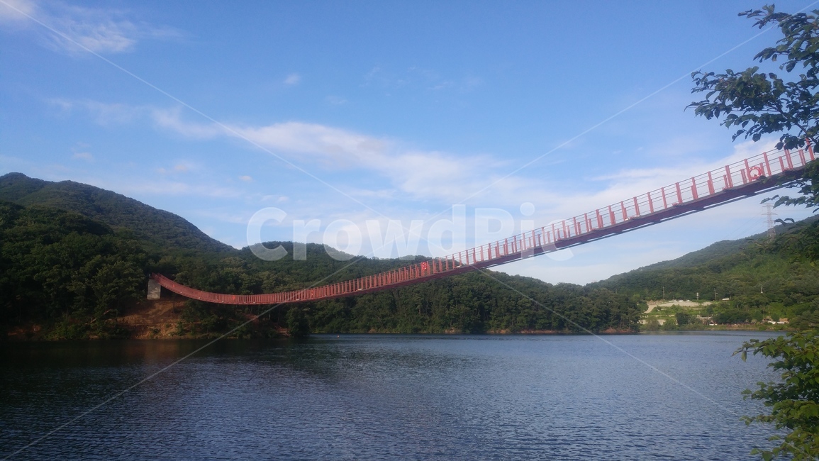 마장호수,호수,출렁다리,흔들다리,경치,풍경,산,하늘,다리,파주,여유