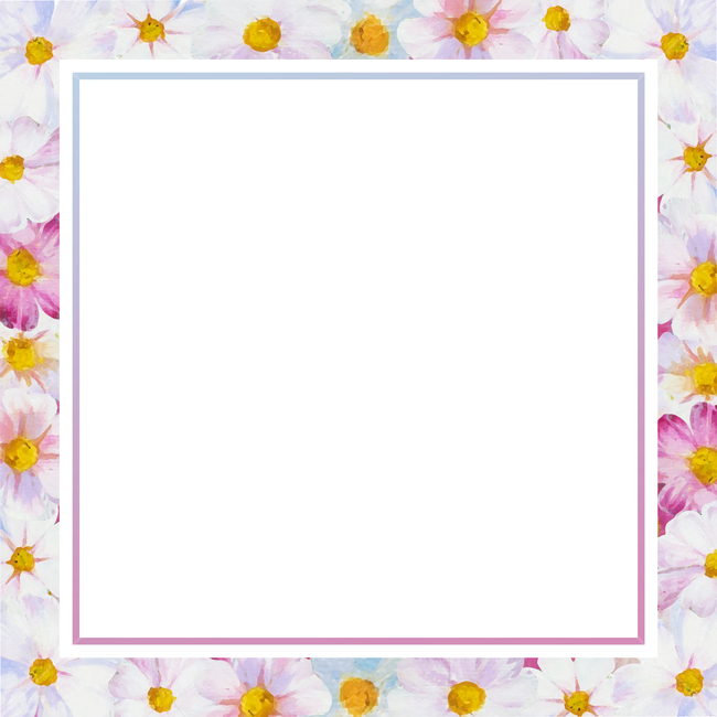 코스모스,꽃,봄,가을,일러스트,바탕,배경,그림,유화,수채화,계절,자연,꽃잎,화면,식물,디자인,테두리,카드,아름다운,네모,사각형,틀,꽃,flower,그래픽,일러스트레이션,graphic,illustration