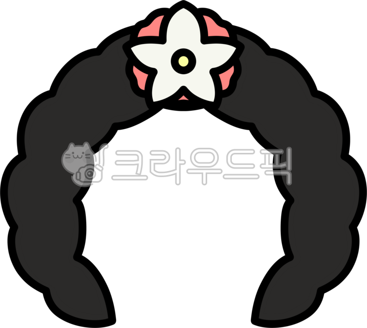 가채, 가발, 한복, 전통, 전통의상, 사진,이미지,일러스트,캘리그라피 - ayoung50작가
