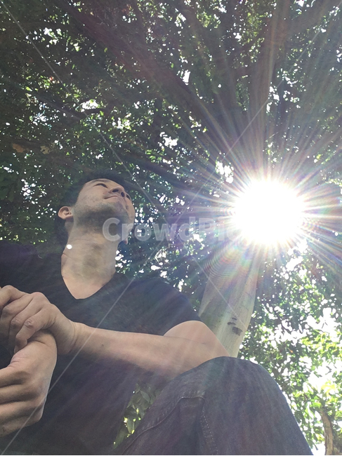light,빛,flare,sunlight,햇빛,공원,숲,forest,park,사람,인물,인간,human,person,남성,남자,man,male