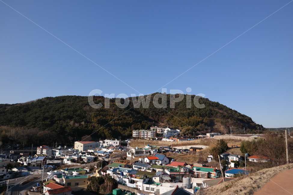 통영,마을,동네,산,하늘,시골,마을,풍경,landscape,country,rural,town
