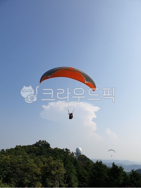 하늘,구름,행글라이더,바람,산