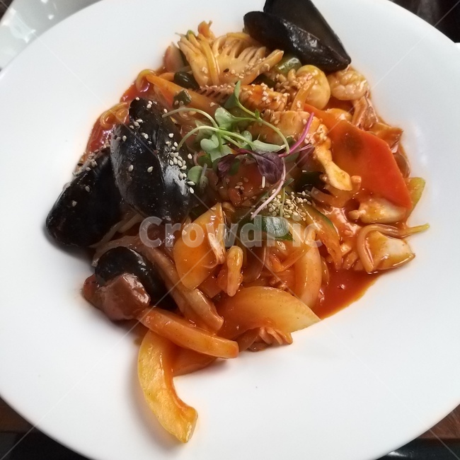 중식,짬뽕,해물짬뽕,해물,음식,먹방,볶음짬뽕