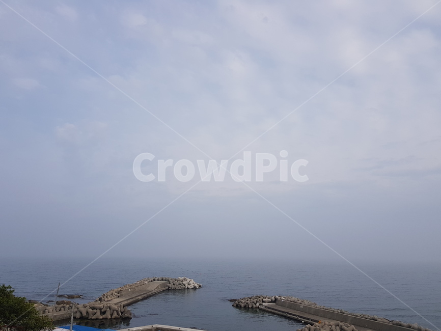 바다,하늘,항구,구름,수평선,고요함,자연,자연,풍경,nature,landscape,water,물,building,건물