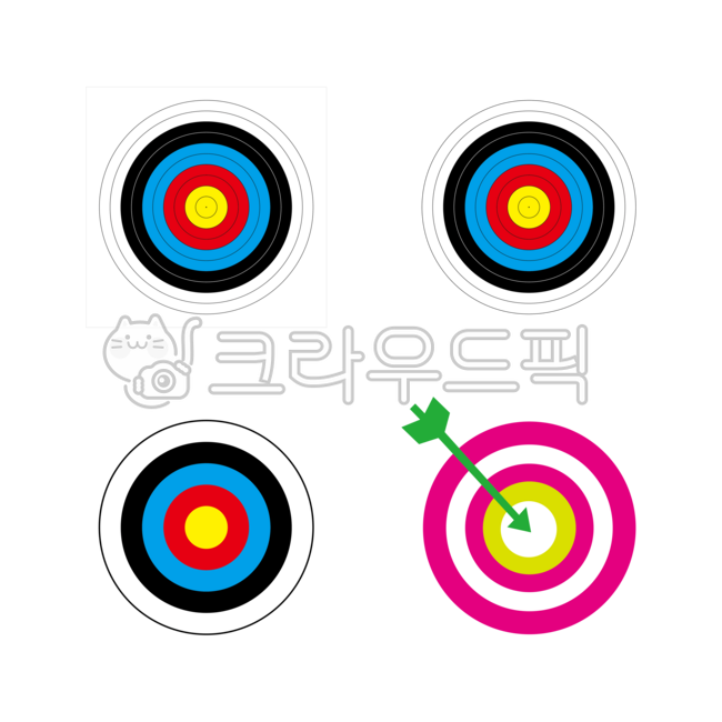양궁, 양궁과녁, archery, 표적지, 양궁표적, 사진,이미지,일러스트,캘리그라피 - mannada작가