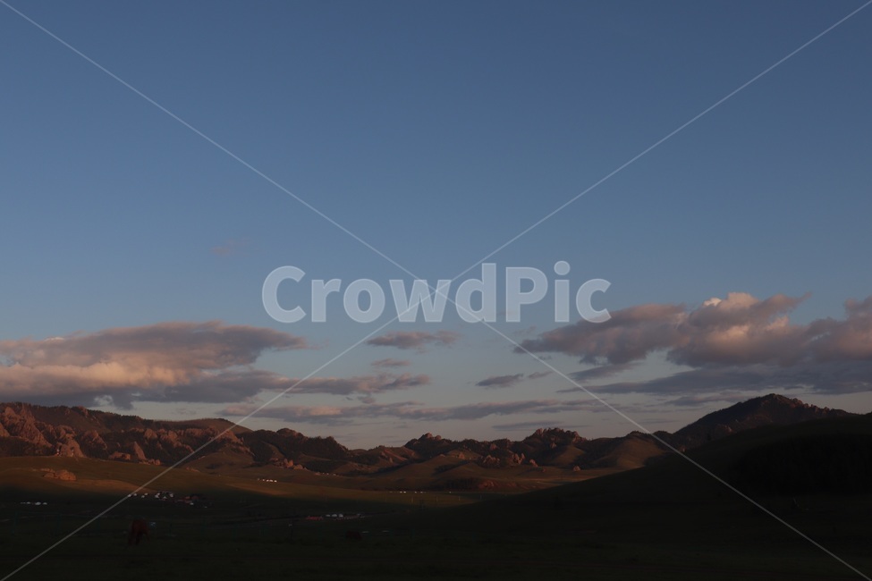 nature,자연,outdoors,mountain,산,초원,몽골,테를지,mongolia,노을,풍경,하늘,구름,sunset,cloud,sky