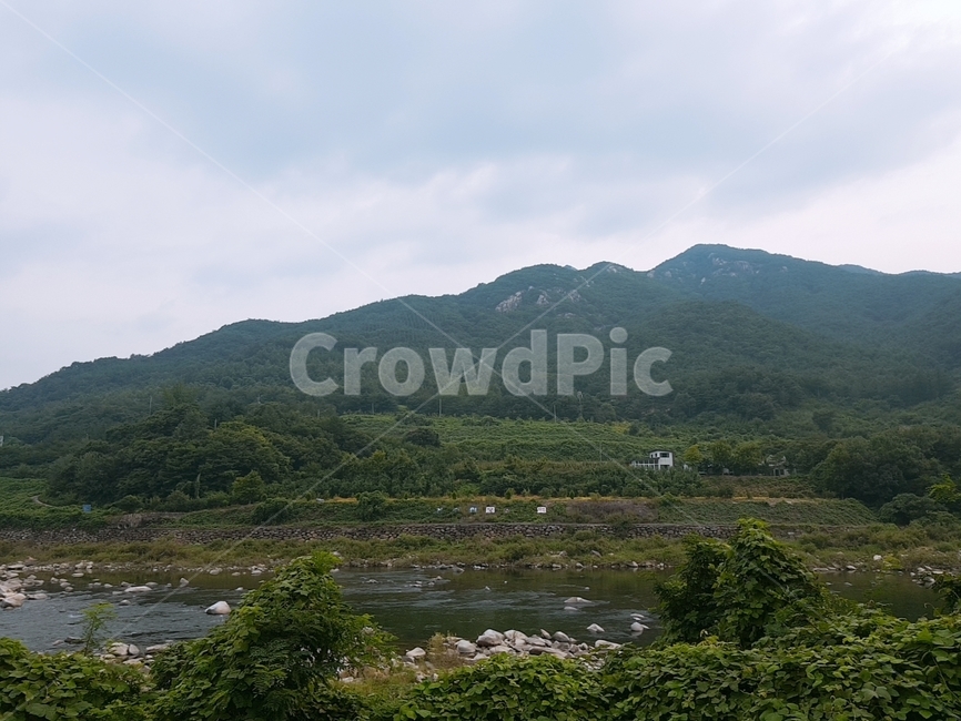 펜션,펜션풍경,산청펜션,산청강,강가