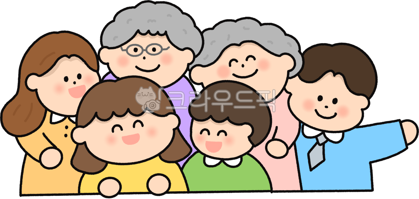 가족,가족일러스트,조부모님,할머니,할아버지,엄마,아빠,가정,가정의달,행복한우리가족,우리가족