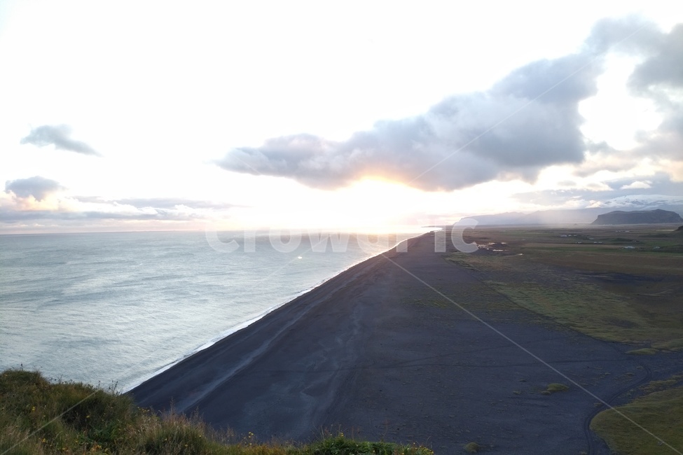 바다,하늘,노을,언덕,해변,sea,sky,sunset,hill,beach,fantastic
