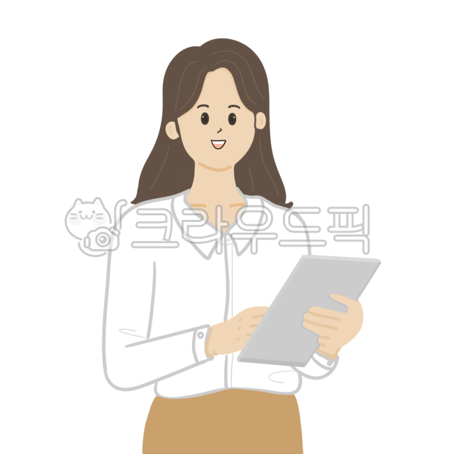 여성, 사람, 상담, 접수, 직원, 사진,이미지,일러스트,캘리그라피 - newzing작가