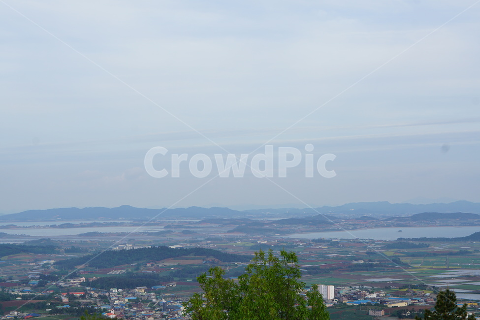 산,마을,풍경,나무,하늘,자연,자연,풍경,nature,landscape,scenery,outdoors,옥외,경치,aerial view,조감도