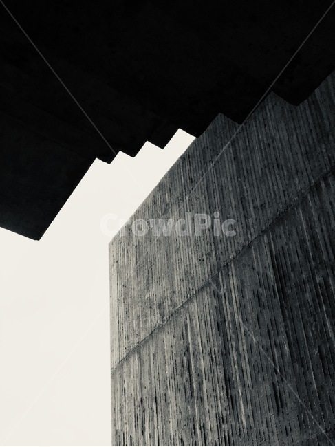 흑백,건물,계단,회색,콘크리트,흑백,모노톤,monochrome,black and white,건축물,건물외관,exterior,building,structure,architecture,construction