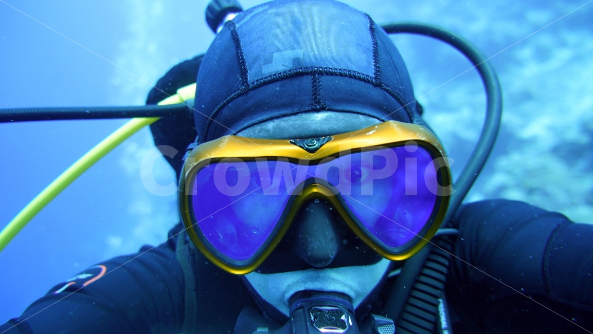 diving,scuba diving,selfie,palau,In the sea
