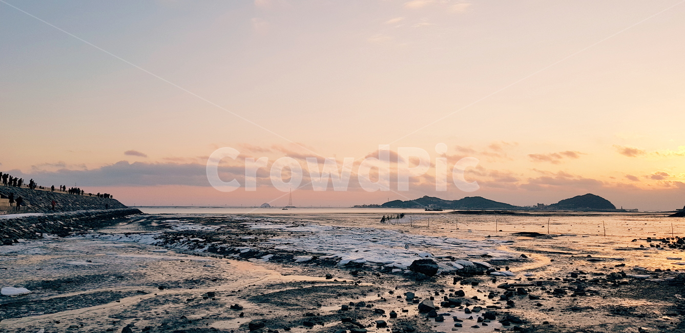 일몰,서해,탄도항,누에섬,해질녘,바닷가,바다,해변,자연,풍경,nature,landscape