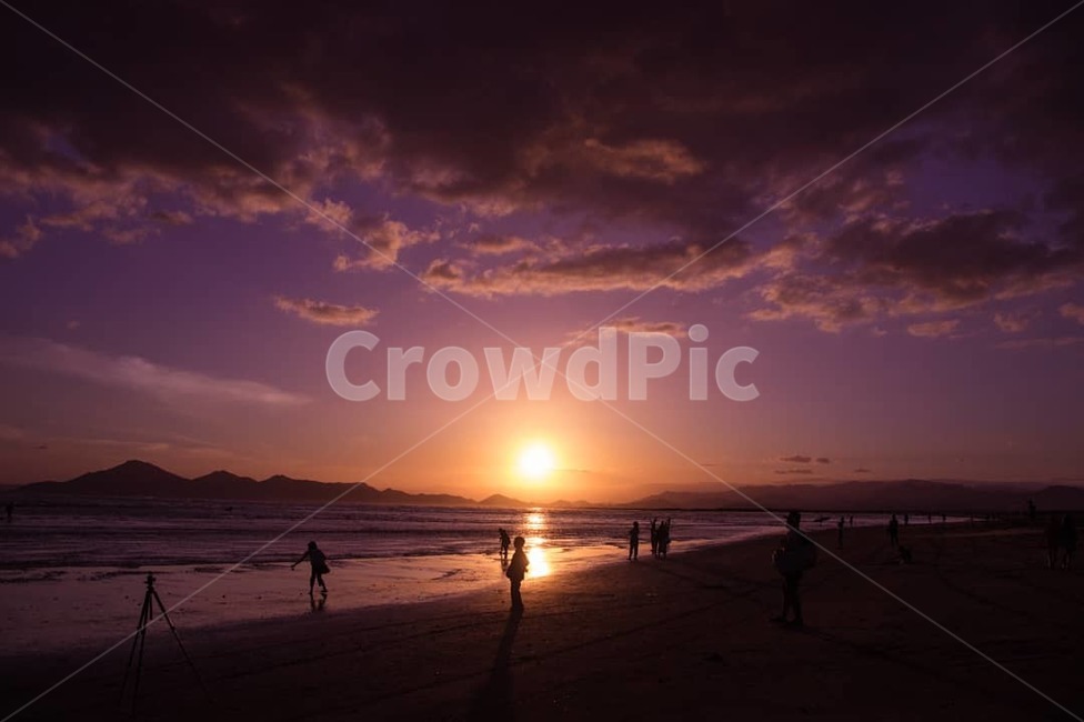 부산,바다,하늘,노을,보랏빛,자연,풍경,nature,landscape,outdoors,옥외,sunlight,햇빛,dusk,황혼,sunset,일몰,dawn,새벽,sky,red sky,붉은 하늘