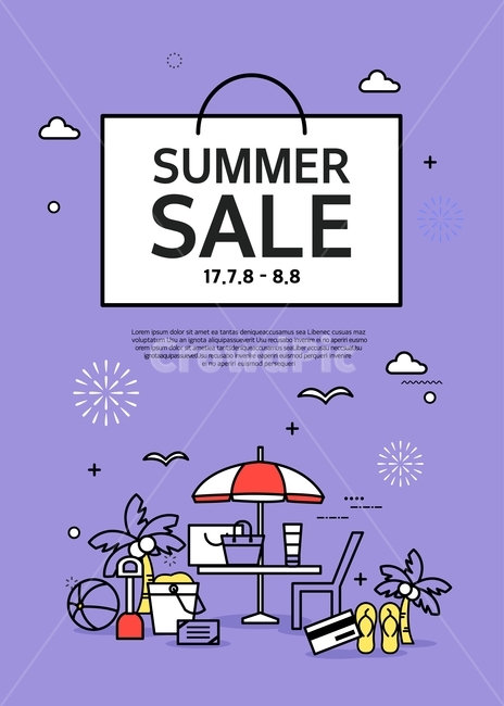 파라솔,의자,신용카드,샌들,쪼리,야자수,공,모래삽,여행,휴가,쇼핑,팝업,배너,라인일러스트,여름,계절,summer,season,축제,행사,festival,carnival,event,쇼핑,shopping,그래픽,일러스트레이션,graphic,illustration,advertisement,광고,poster,포스터,brochure,브로슈어,flyer,전단,paper,종이