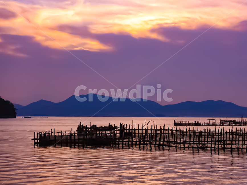 water,물,노을,낙조,풍경,자연,풍경,nature,landscape,waterfront,워터 프론트,pier,교각,port,포트