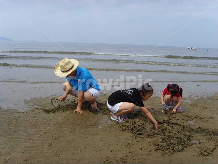 해변,조개잡이,바다,모래,갯벌,자연,풍경,nature,landscape,해변,바다,beach,sea,사람들,대중,군중,other people,crowd,가족,패밀리,family,어린이,어린아이,child,children,kid