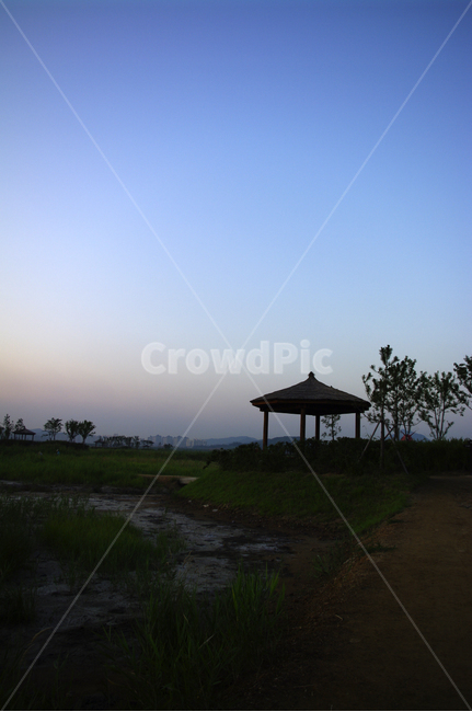 노을,하늘,풍경,풀,정자,자연,풍경,nature,landscape,gazebo,전망대