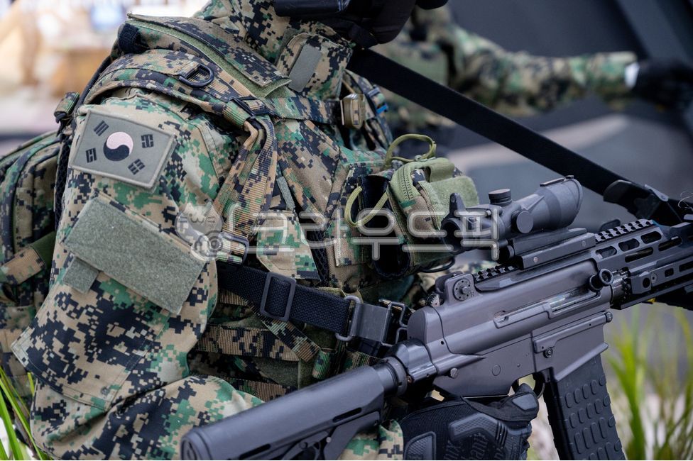 국군,군인,군대,군복,위장복,한국,군사,밀리터리,무장,병사,유니폼,국력,군사력,태극기,국기,육군,베테랑,애국,위장,어깨,한국군,제복,남성,남자,총,소총,클로즈업,방위산업
