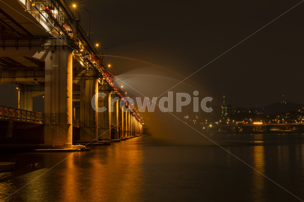 water,물,building,건물,분수쇼,한강야경,반포대교분수쇼,야경,밤,풍경,nightscape,night,landscape