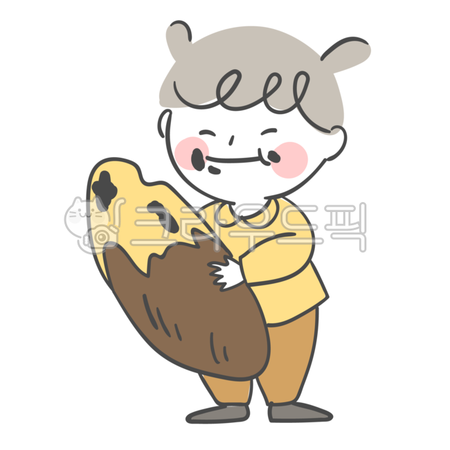 sweet potato,snack,kid,winter,comic book,cute,character,Roasted Sweet Potato,children,kindergarden,person,Little,illustration