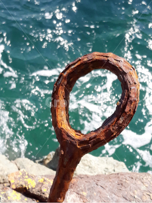 rust,바다,녹,정박,항구,배
