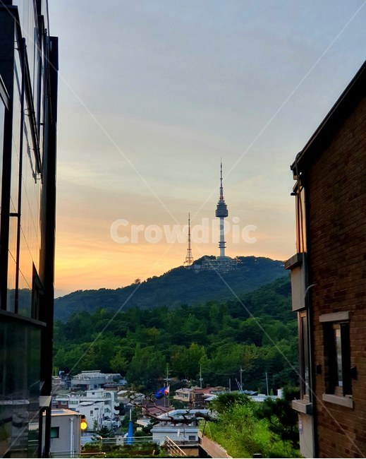 남산,남산타워,경리단길,노을,매직아워,sunset,magichour
