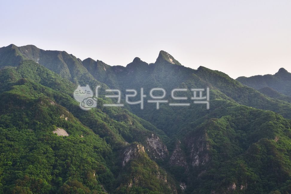 A national park,healing,mountain,high mountain,Korean natural scenery,ridge,Mt Seolark,nature,tree,mountain range,peaks,outdoor,environment,outdoors,background
