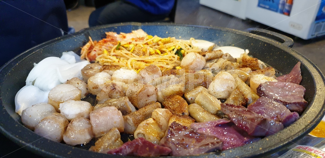 곱창,대창,염통,철판,음식사진