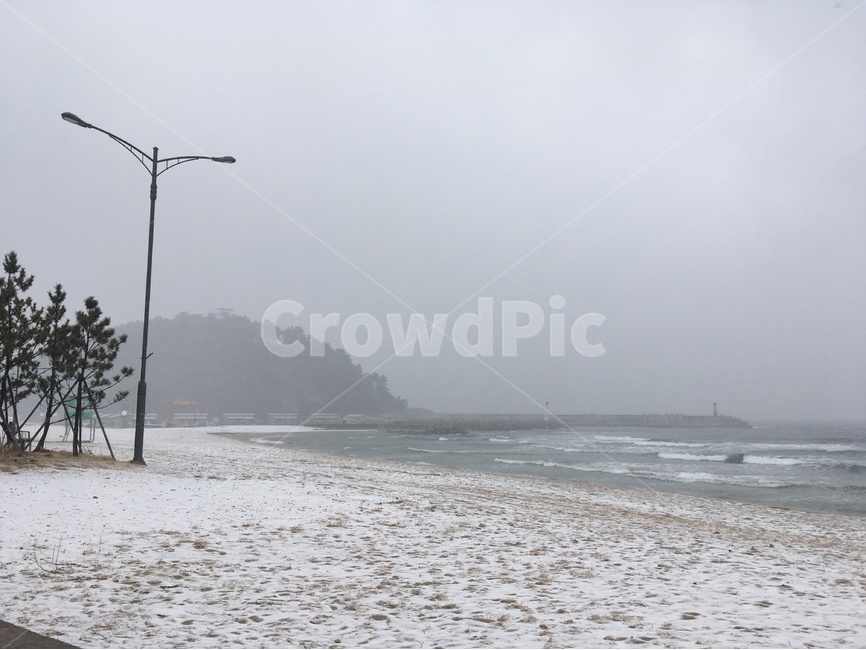 겨울바다,눈바다,겨울눈,해수욕장,겨울해수욕장,동해바다,동해,겨울,계절,winter,season,자연,풍경,nature,landscape,해변,바다,beach,sea