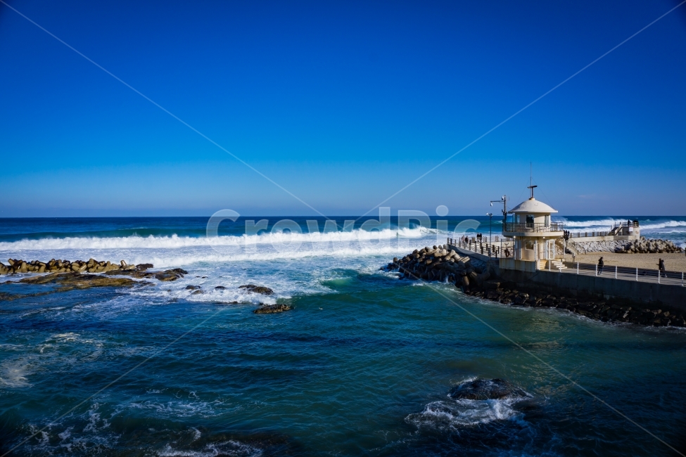 바다,blue,시원,파도,하늘,푸른,파란색,물,sea,wave,sky,자연,풍경,nature,landscape,한국자연풍경,한국자연경관,korea nature landscape,등대,lighthouse,water,outdoors,옥외,ocean,대양,waterfront,워터 프론트