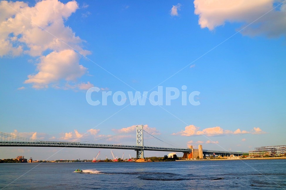 필라델피아,뉴욕,다리,하늘,강,bridge,river,sky,cloud,newyork,philadelphia,건축물,건물외관,exterior,building,structure,architecture,construction