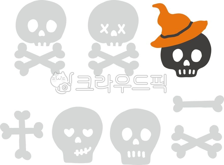 할로윈,할로윈데이,할로윈파티,해피할로윈,10월,트릭올트릿,홀리데이,기념일,파티,장식,데코레이션,공포,호러,축제,페스티벌,뼈다귀,해골,마법모자,마녀모자,십자가,뼈다귀십자가