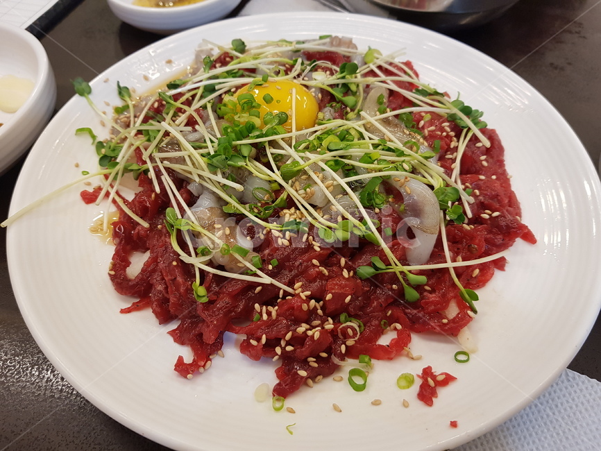 음식,food,육회,낙지,회