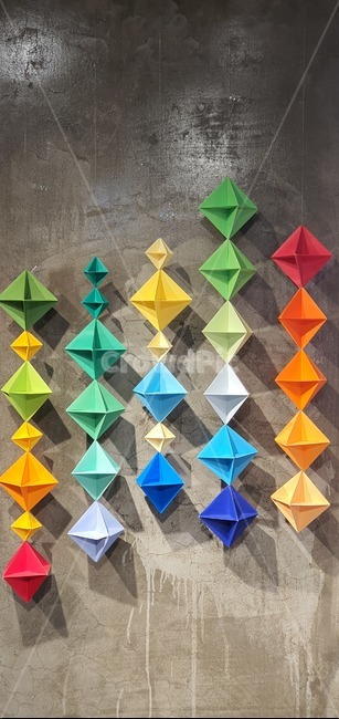 모빌,색종이,장식,벽,종이접기,art,origami,종이,paper,데코