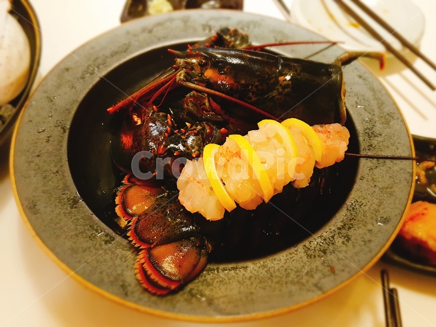 랍스타,바닷가재,lobster,회,레몬,lemon,음식,식재료,요리,food,cook,meal,dishes,food reserves