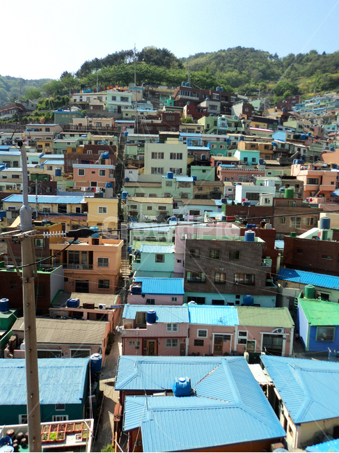 부산감천문화마을,알록달록,지붕,부산관광지,경치,landscape,nature,자연,outdoors,옥외,urban,어반,scenery,풍경