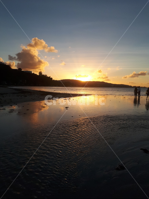 괌,해변,노을,guam,beach