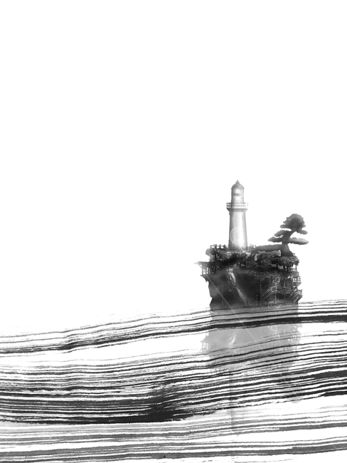 바다,등대,붓터치,꿈,성공,비즈니스,등대,lighthouse,그래픽,일러스트레이션,graphic,illustration