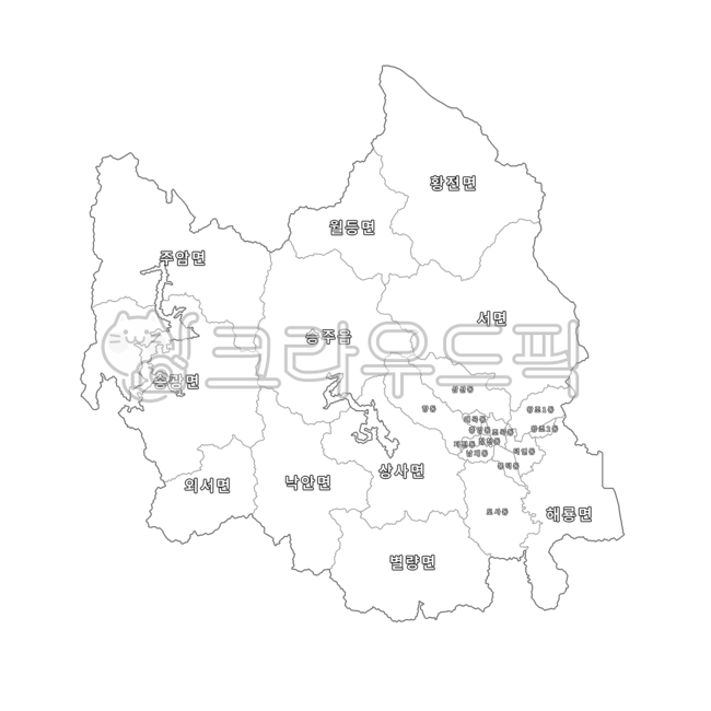 전라남도,전라도,전남,호남,순천시,순천,대한민국,우리나라,한국,행정구역,도,시,군,읍,면,동,지도,행정구역지도,백지도,흰색,map