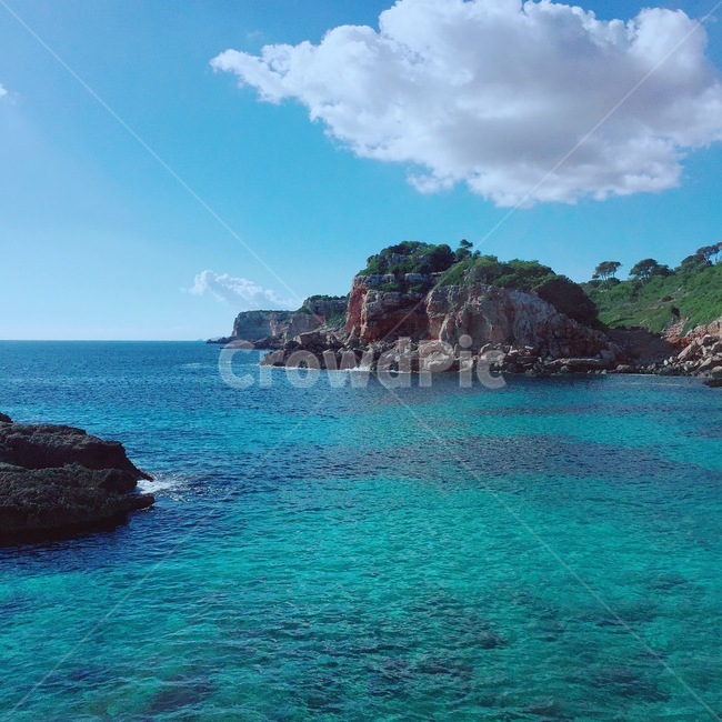 nature,자연,sea,바다,ocean,water,shoreline,해안선,연안,coast,곶,스페인,휴가,여름,블루