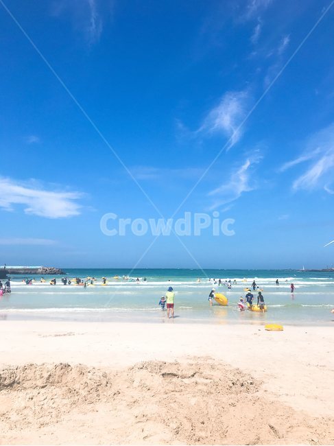 월정리,해변,바다,여름,피서,튜브,해변,바다,beach,sea,사람들,대중,군중,other people,crowd