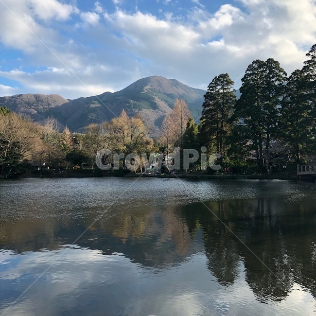 산,하늘,구름,나무,자연,힐링,일본,유후인,후쿠오카,물,물결,호수,강,강물,바다,파도,평화,감성