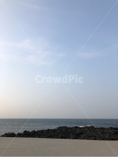 제주도,바다,해변,애월,하늘