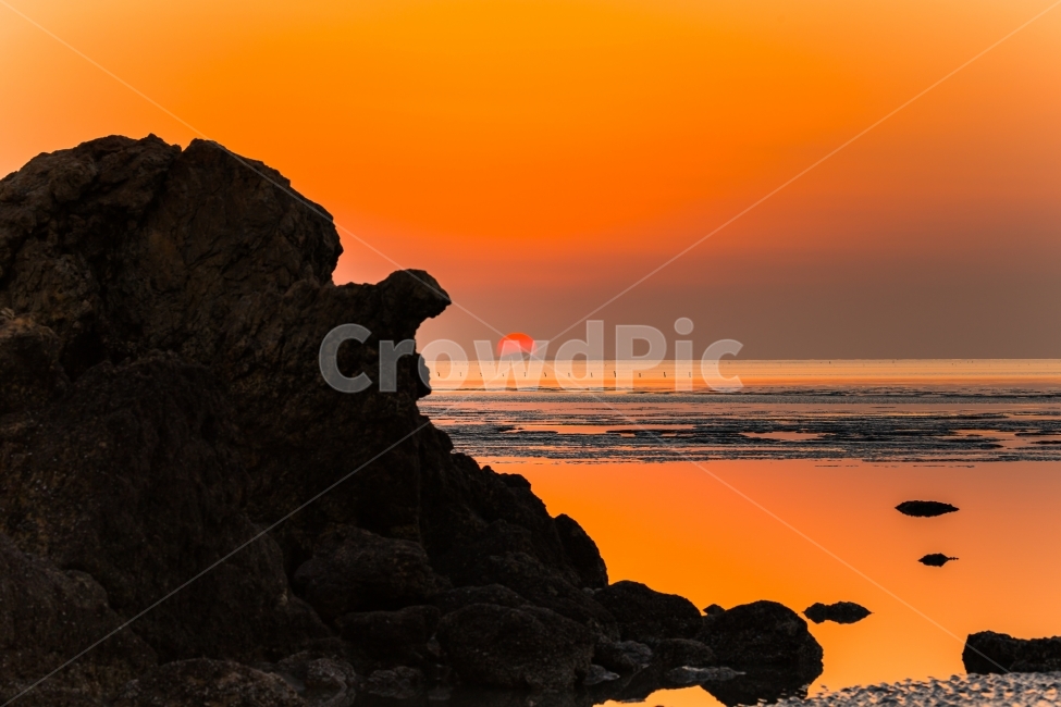일몰,석양,백바위해변,바닷가,자연,풍경,자연,풍경,nature,landscape,한국자연풍경,한국자연경관,korea nature landscape,해변,바다,beach,sea,outdoors,옥외,promontory,곶