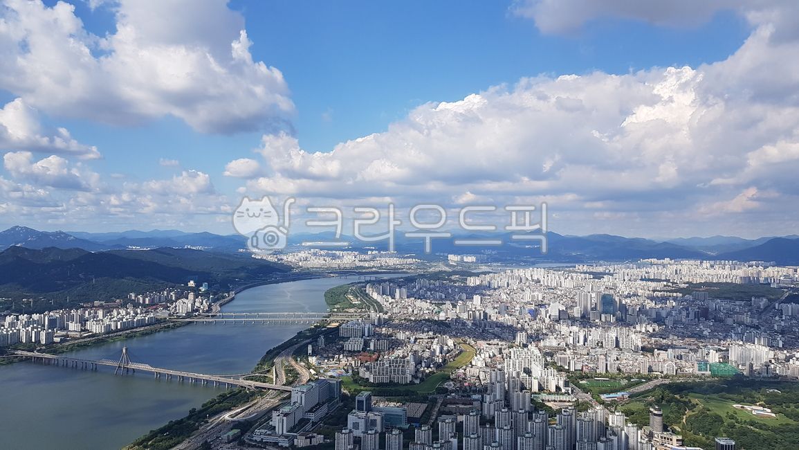 서울,강,한강,도시,스카이뷰,아파트,옥외,seoul,city,river,hanriver,맑은하늘,bluesky,skyview,apartments,outdoors,조감도,aerialview